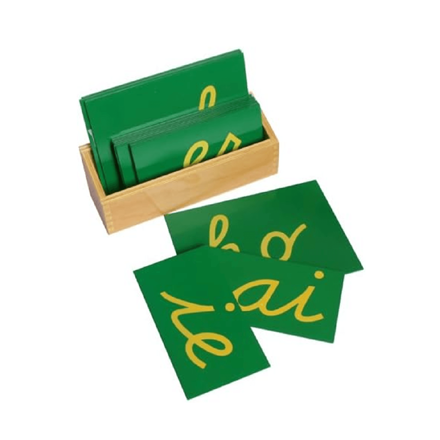 Montessori Elite Montessori Sandpaper Letters Cursive Double With Box