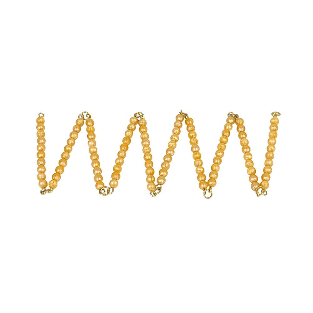 Montessori IFIT Golden Bead Chain of 100 (N Beads)