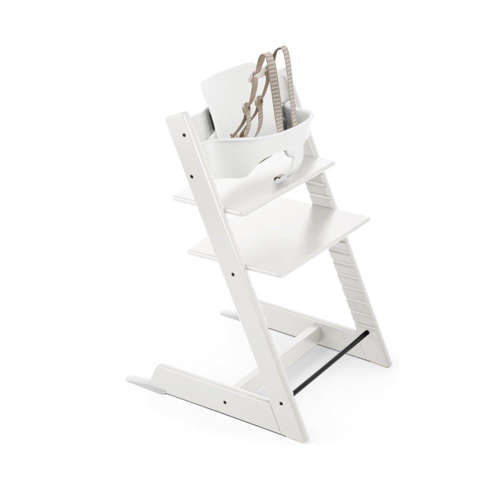 Montessori Stokke Tripp Trapp Baby High Chair White