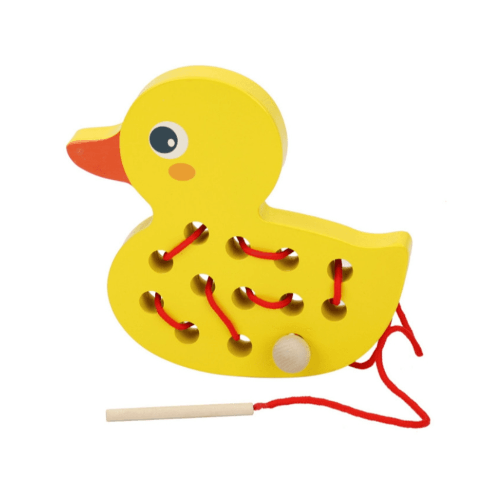Montessori ifit lacing toys duck