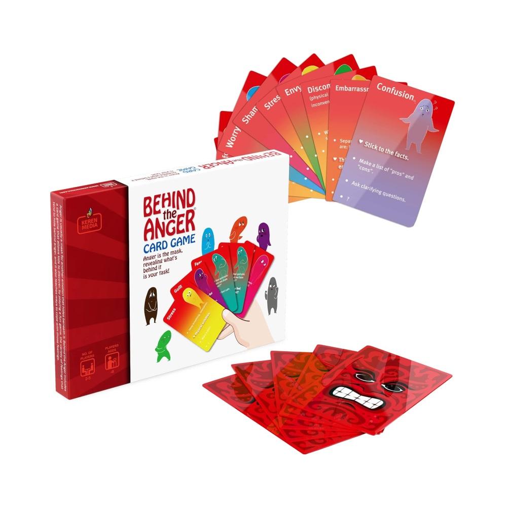 Montessori Behind The Anger Conversational Card Game