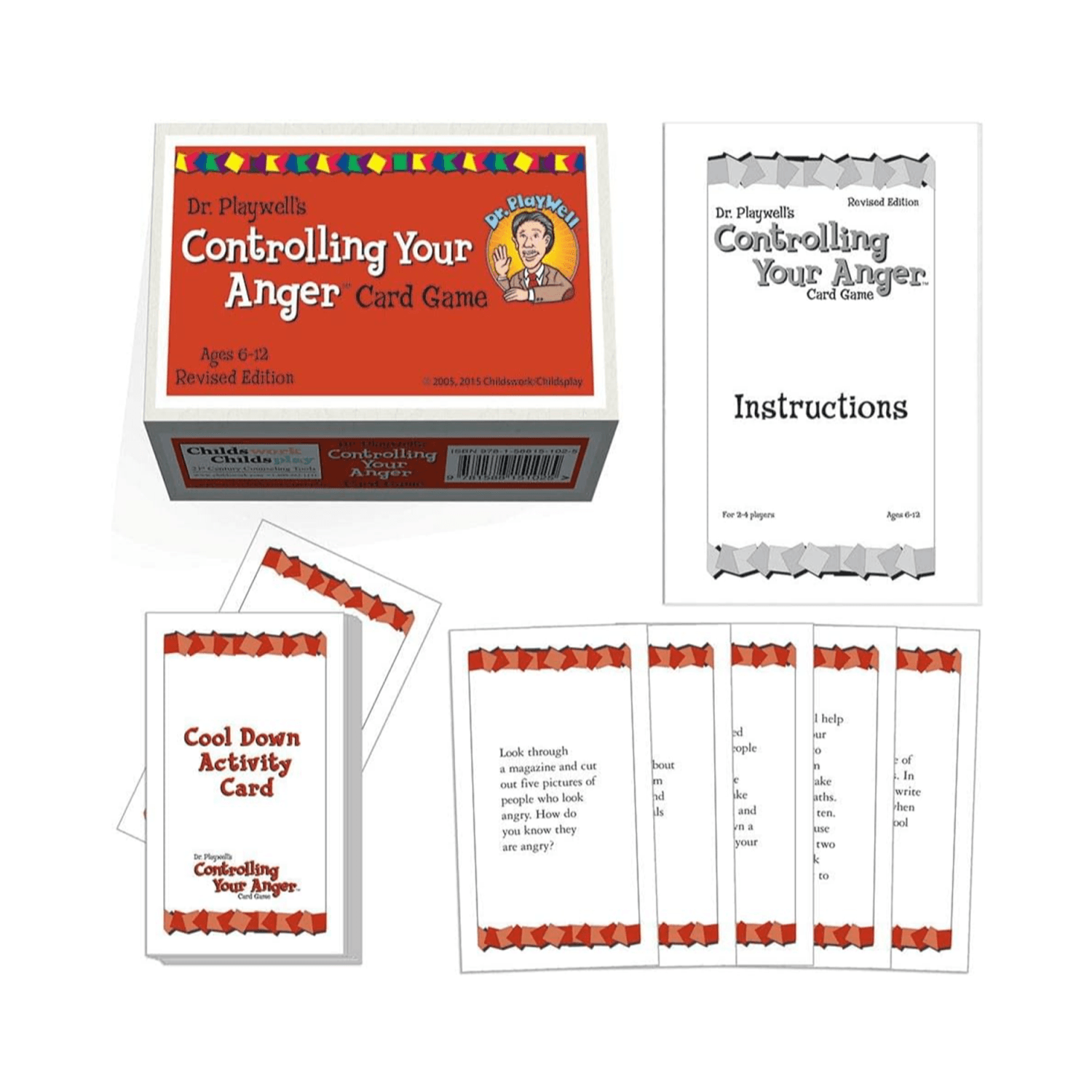 Montessori Childswork Childsplay Dr. Playwell's Controlling Your Anger Card Game