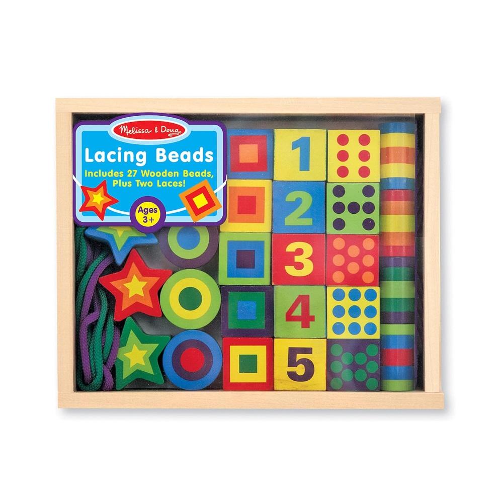 Montessori Melissa &#038; Doug Lacing Beads in a Box