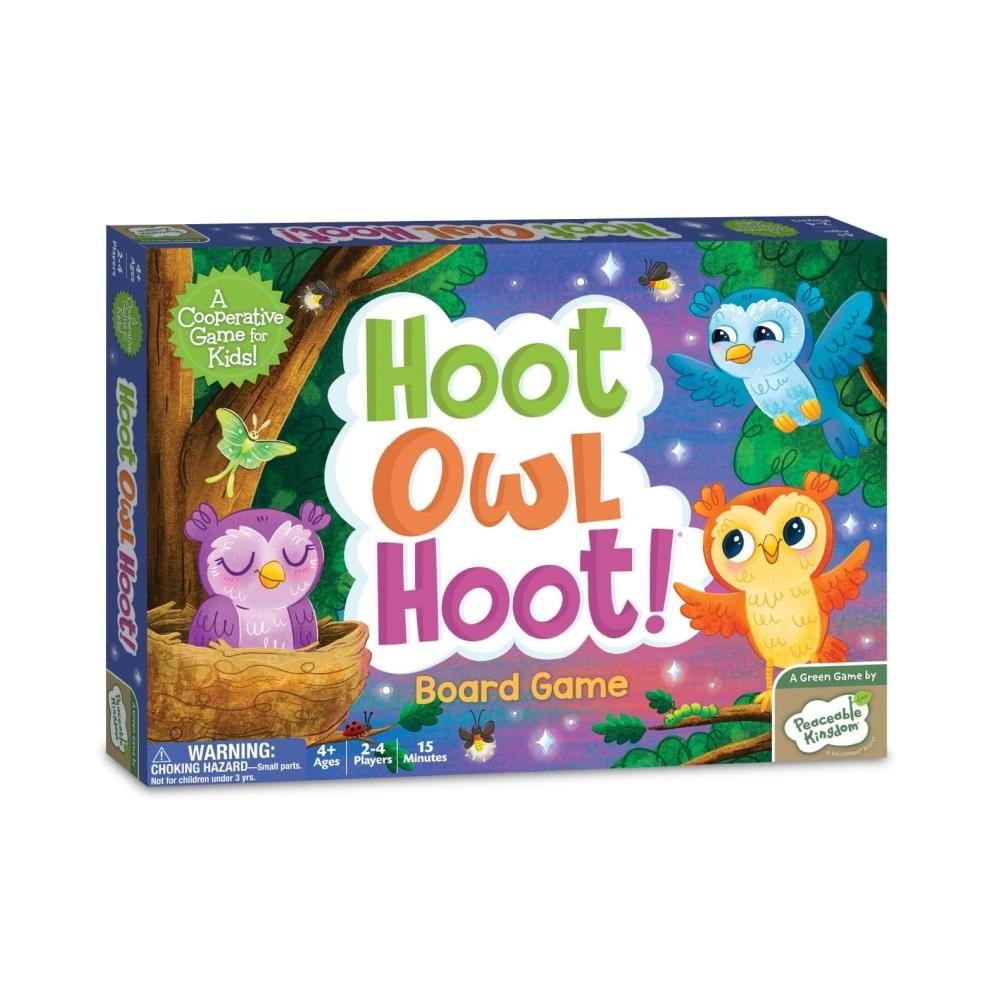 Montessori Peaceable Kingdom Board Game Hoot Owl Hoot