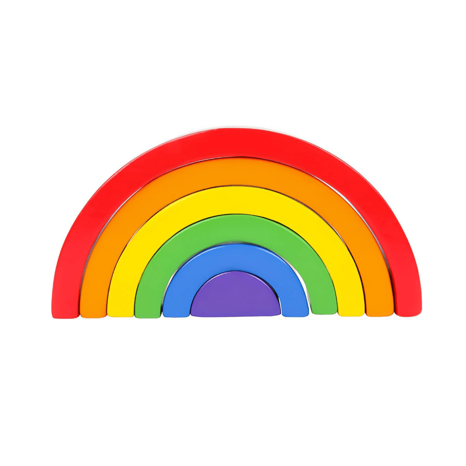 Montessori curious melodies rainbow stacker medium