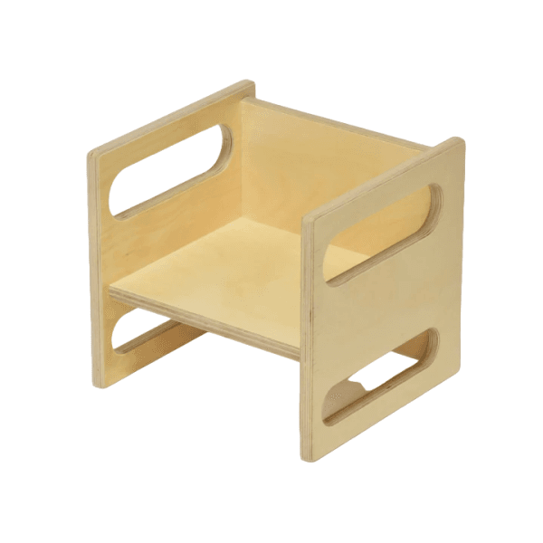 Montessori rad childrens furniture cube chair