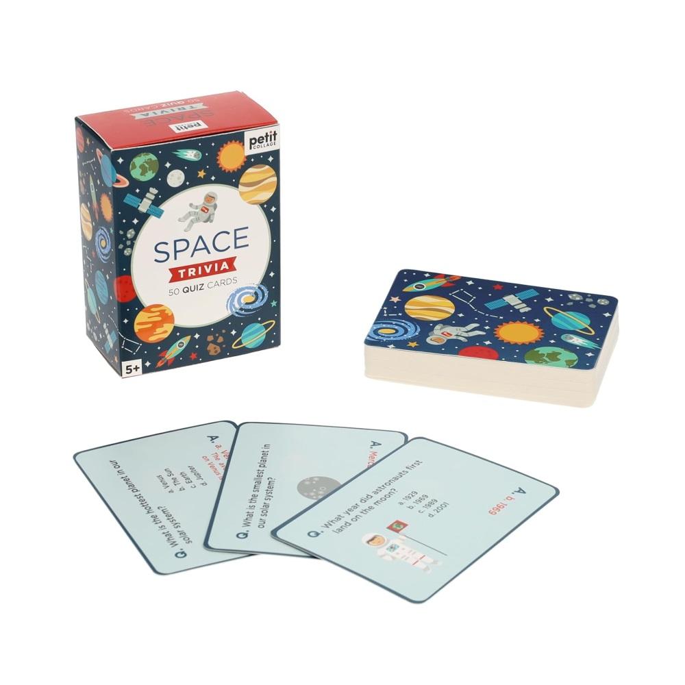 Montessori Petit Collage Space Trivia Cards
