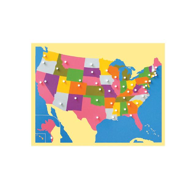 Montessori Bruins Montessori Puzzle Map of USA