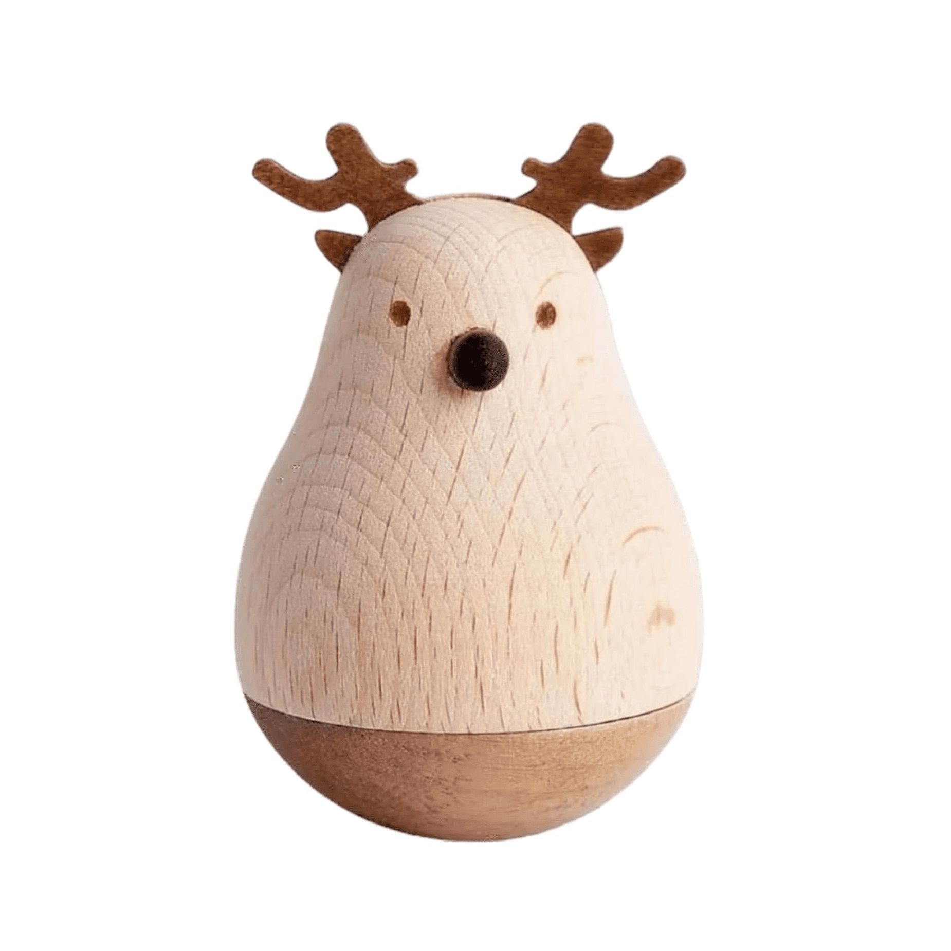 Montessori Generic Wooden Wobble Toy Reindeer