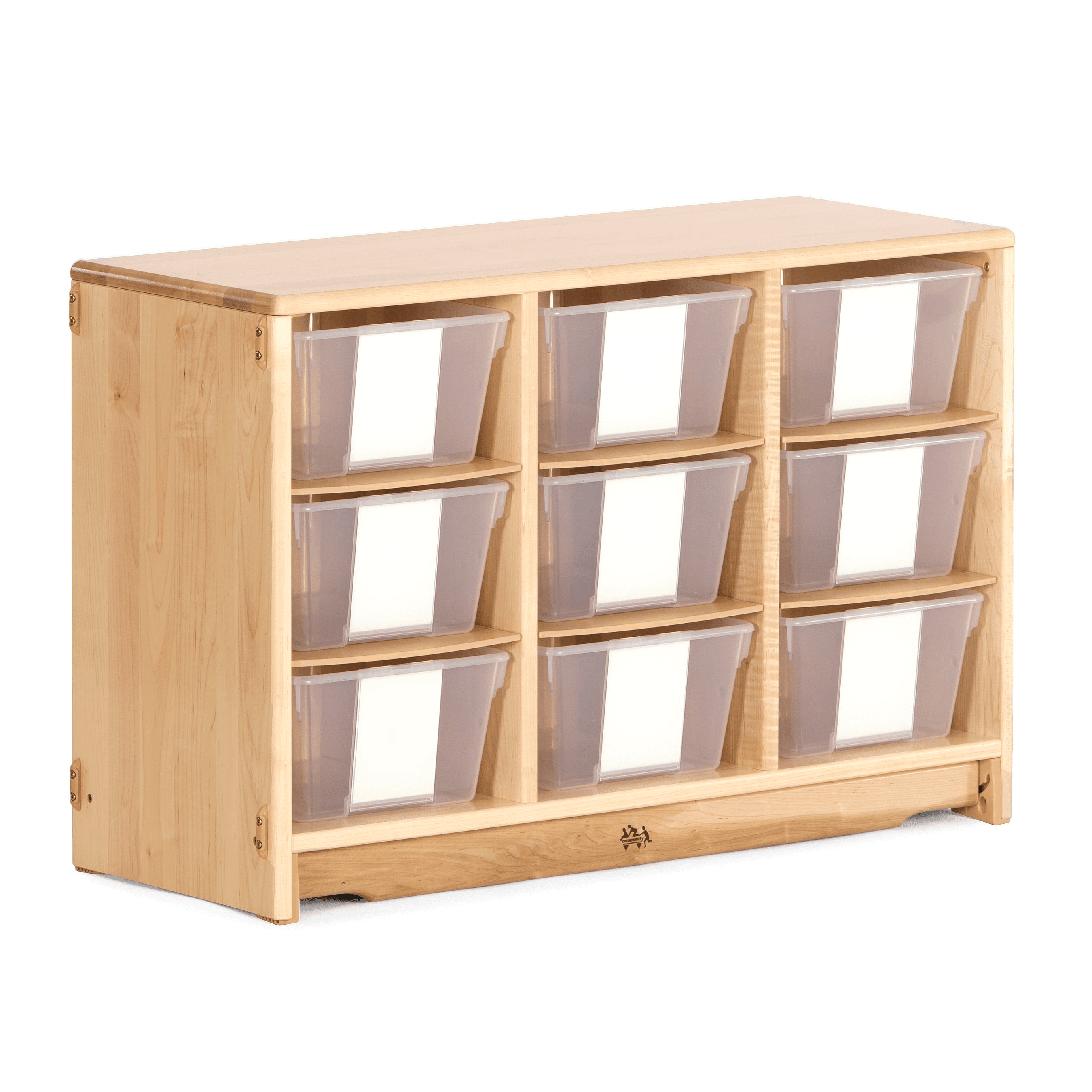 Montessori Community Playthings Tote Shelf With Totes 3 x 24 Inches