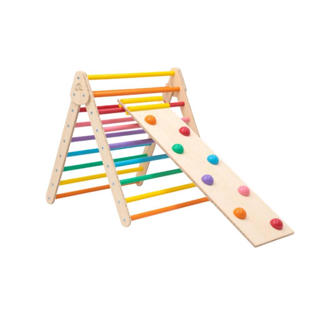 Montessori Lily & River Climber XL With Reversible Slide and Rockwall