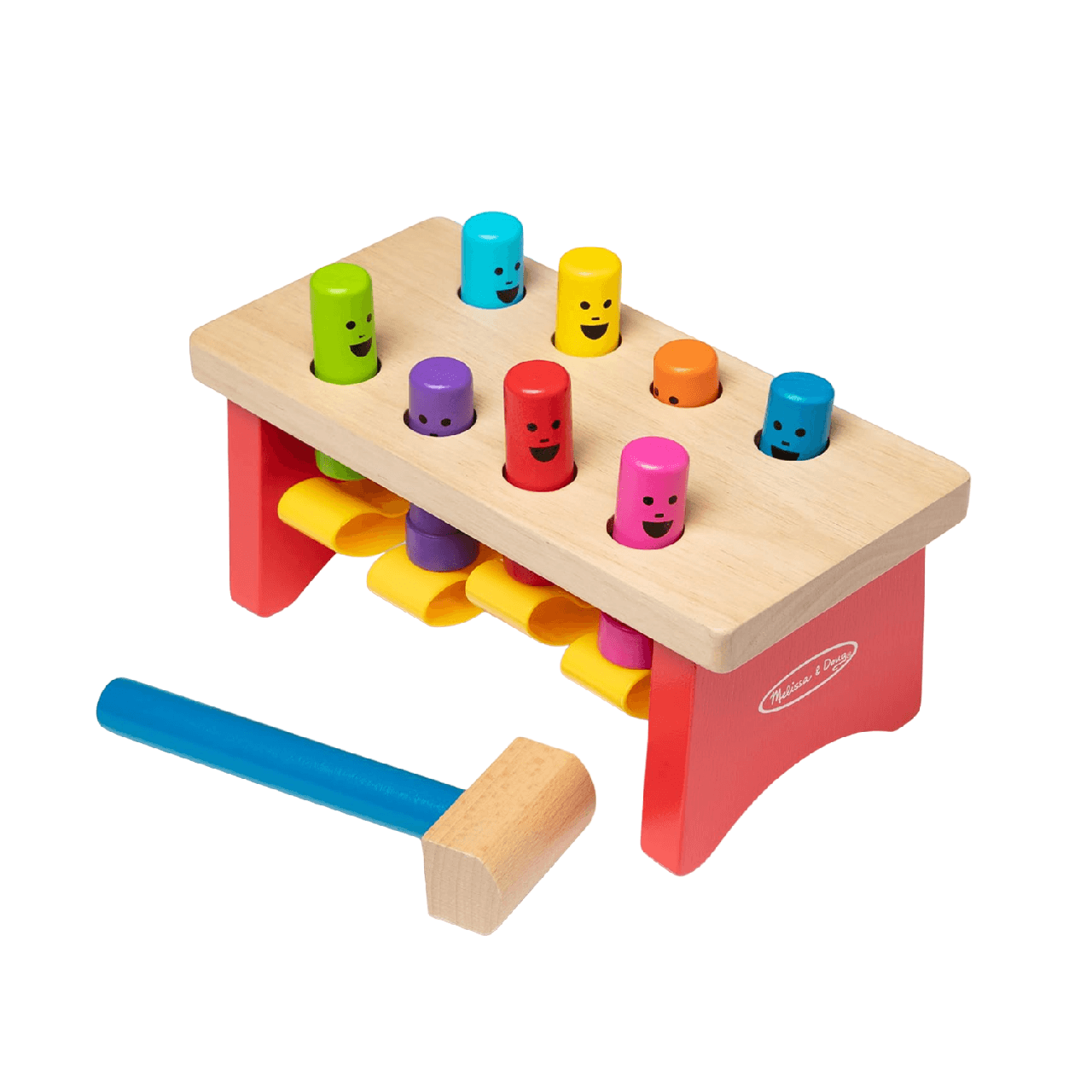 Montessori Melissa & Doug Hammer Bench Toys With Mallet Deluxe