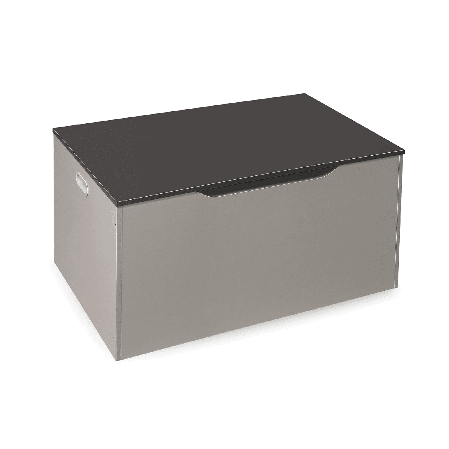 Montessori Badger Basket Toy Box Storage Bench Gray