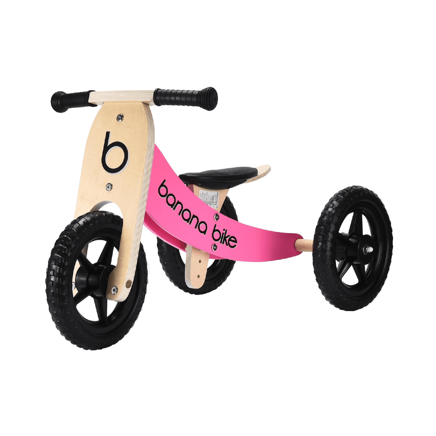 Montessori banana bike 2-in-1 Balance Bike Pink