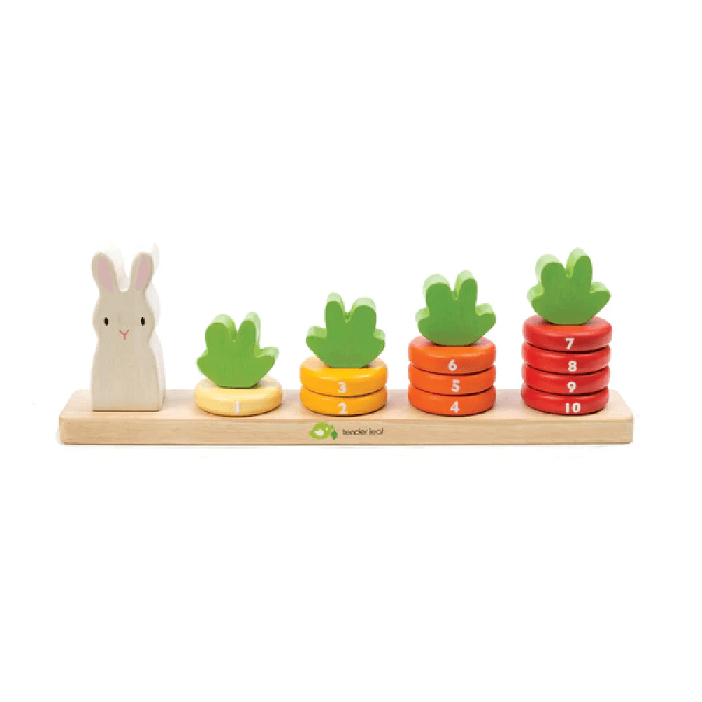 Montessori Tender Leaf Counting Carrots