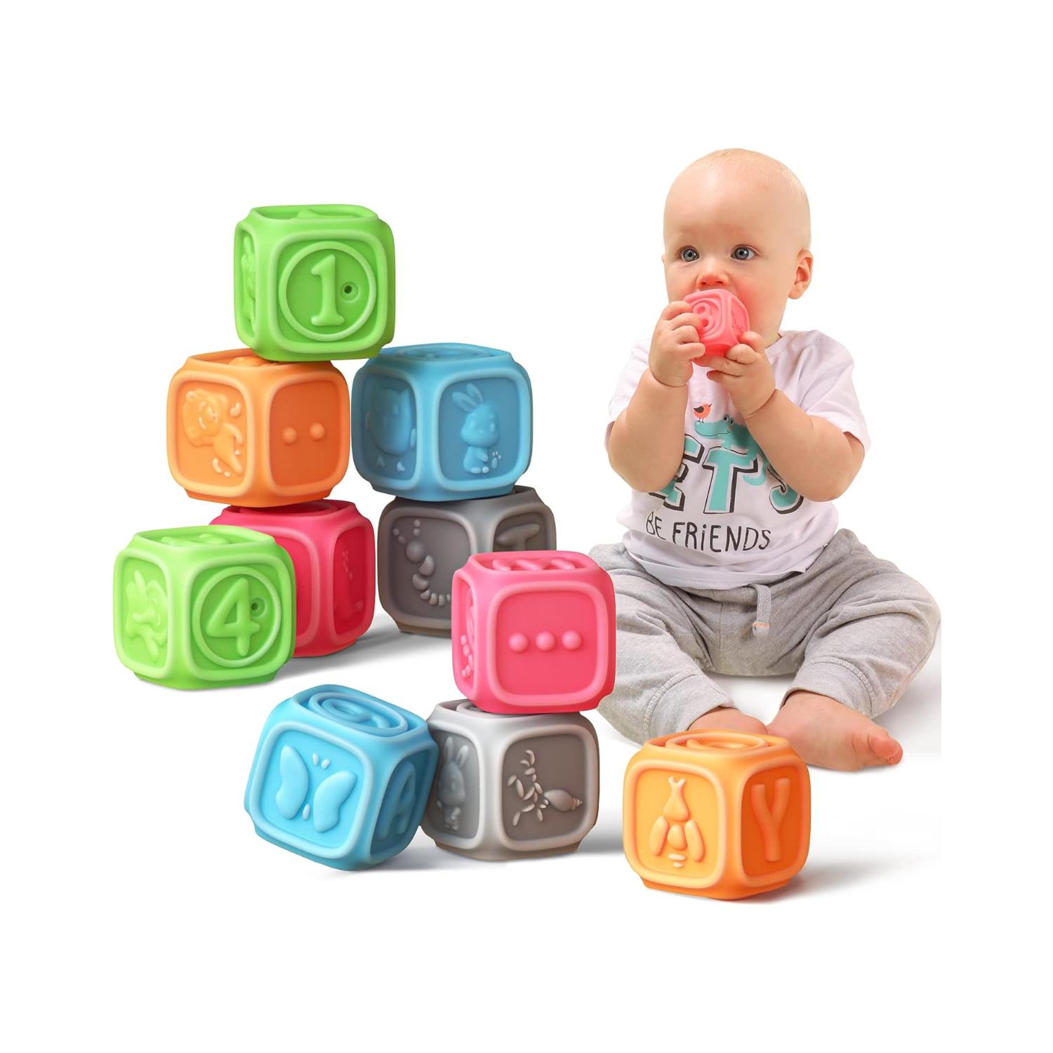 Montessori TUMAMA Soft Baby Building Blocks