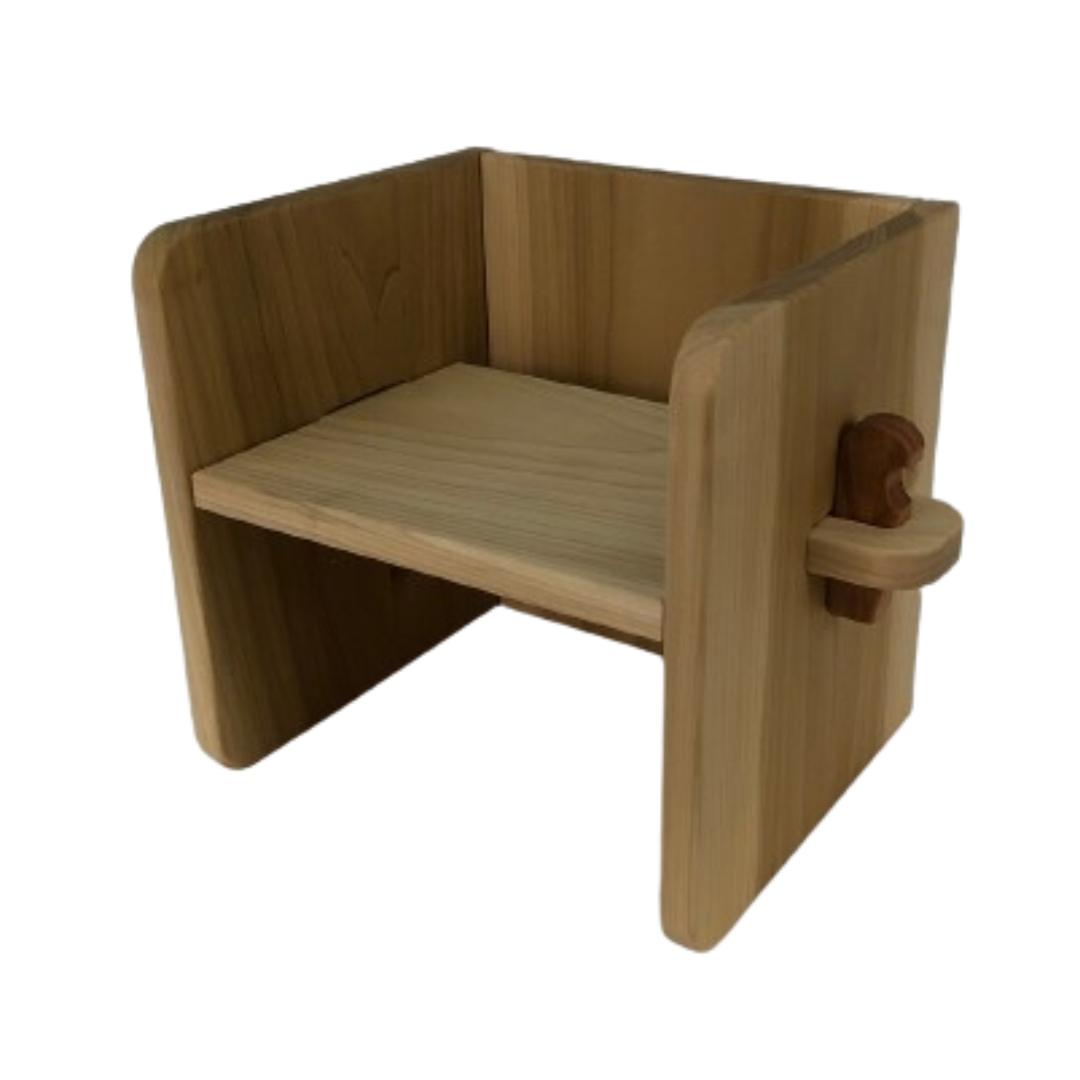 Montessori ChildsPlay Woodworks Small Cube Chair