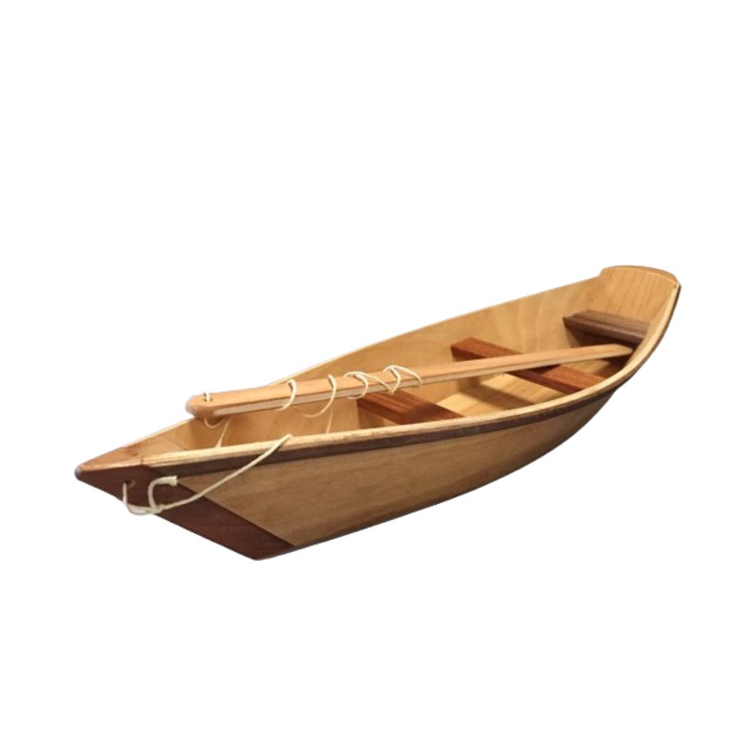 Montessori JoyToyBoatShop Wooden Toy Boat With Play Stick and String