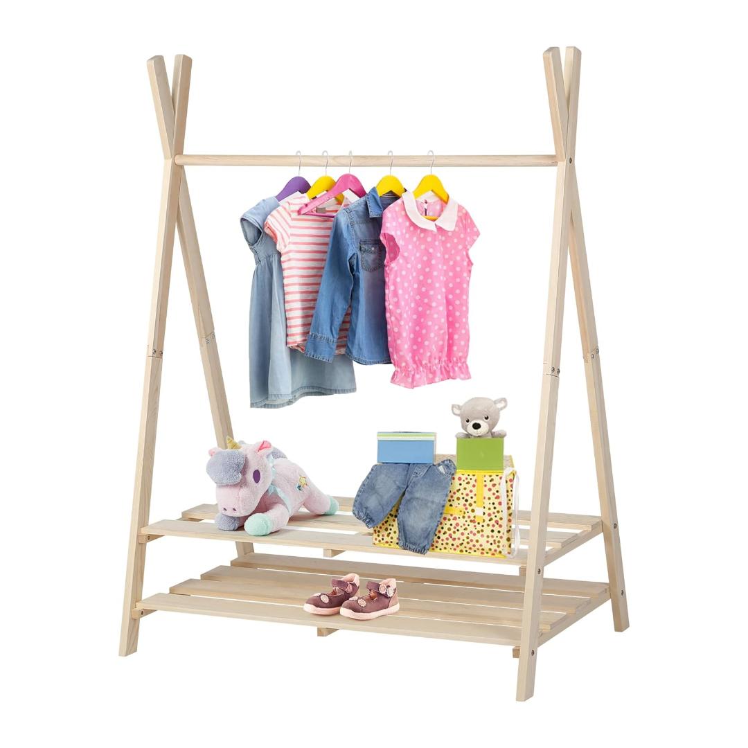 Montessori PETKABOO Kids Clothing Rack