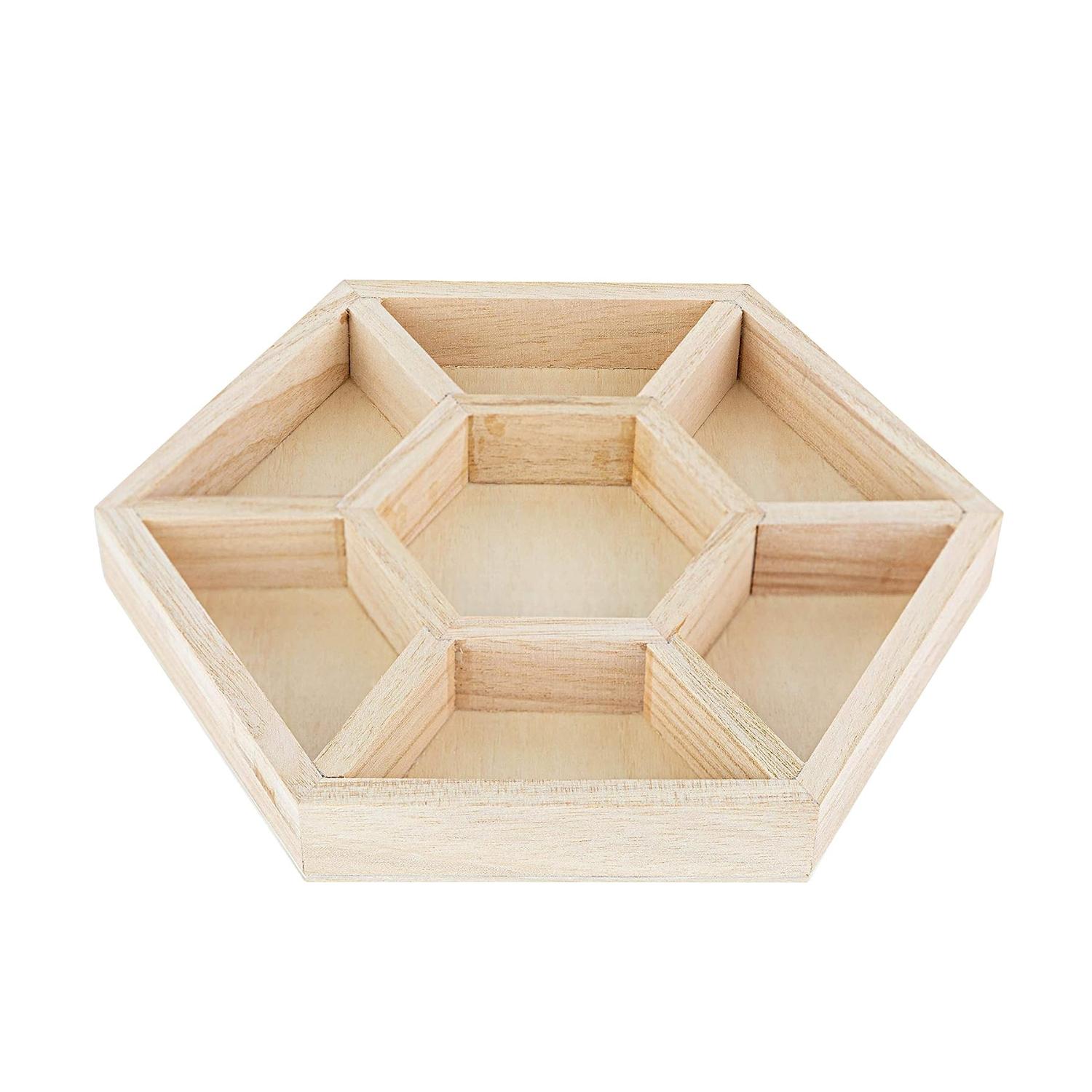 Montessori Hammont Tinker Tray Hexagon 2 Pack