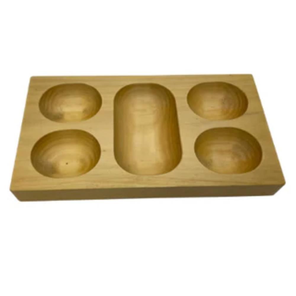 Montessori Montessori N’ Such Wood Sorting Tray 4 Compartment