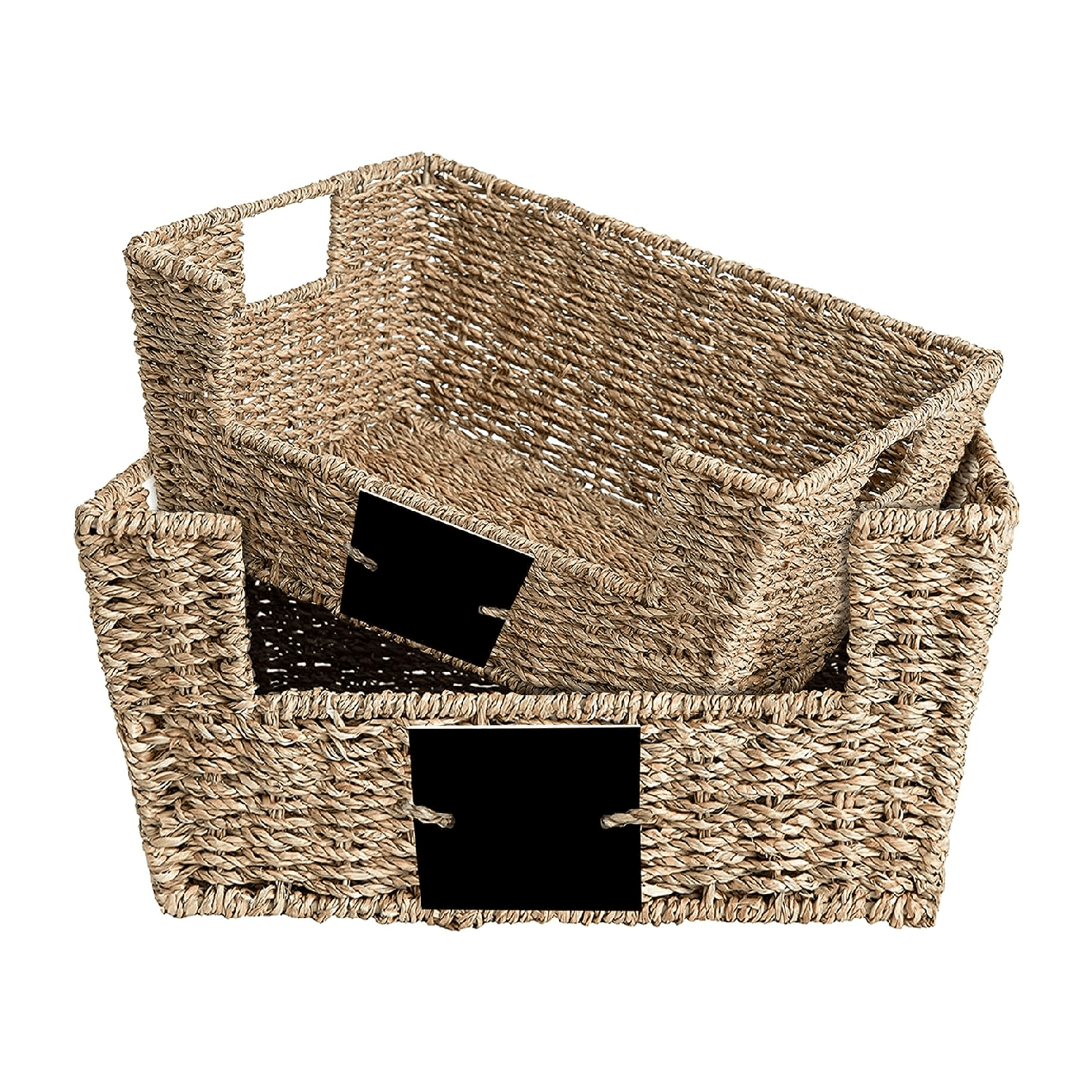Montessori Outbros Storage Basket Handwoven Wicker Basket Natural