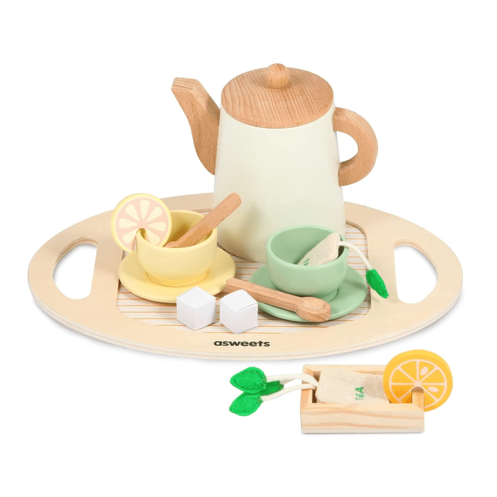 Montessori Asweets Wooden Tea Set
