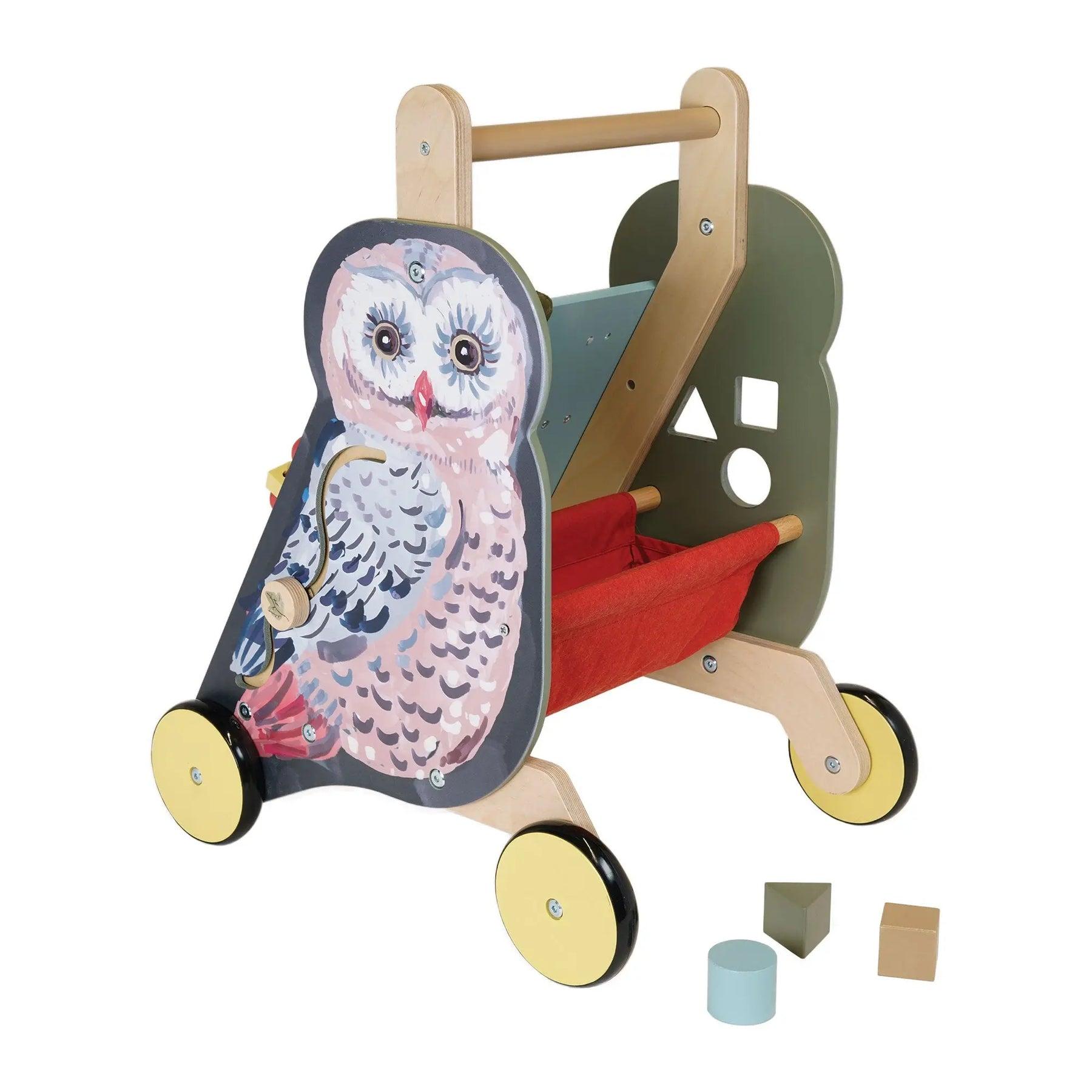Montessori Manhattan Toy Wildwoods Owl Push-Cart