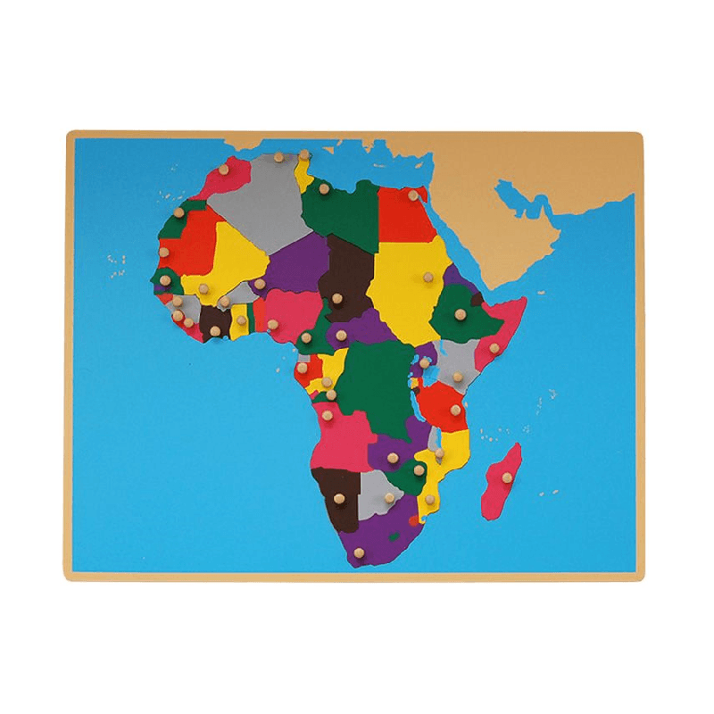 Montessori Kid Advance Montessori Puzzle Map of Africa