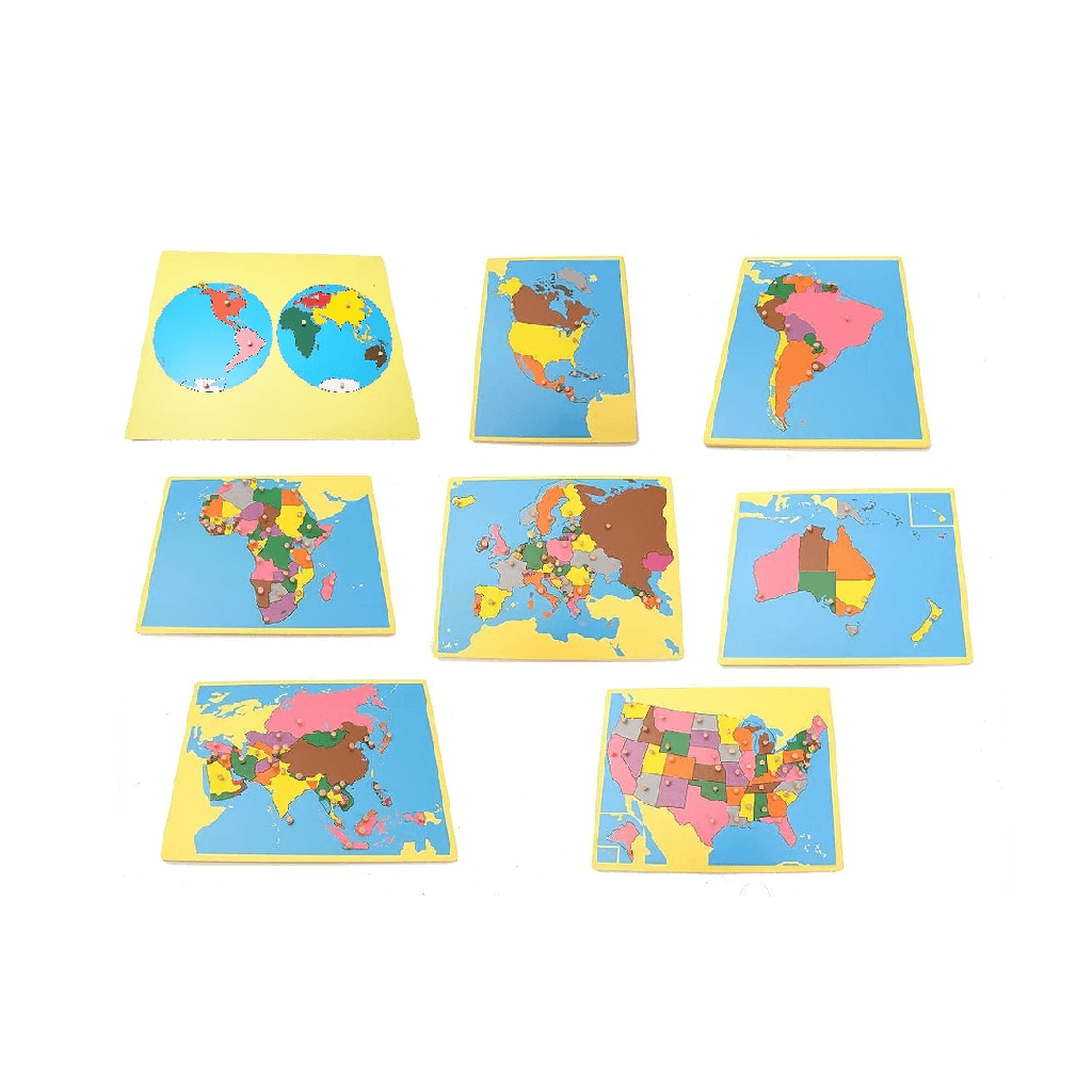 Montessori map set
