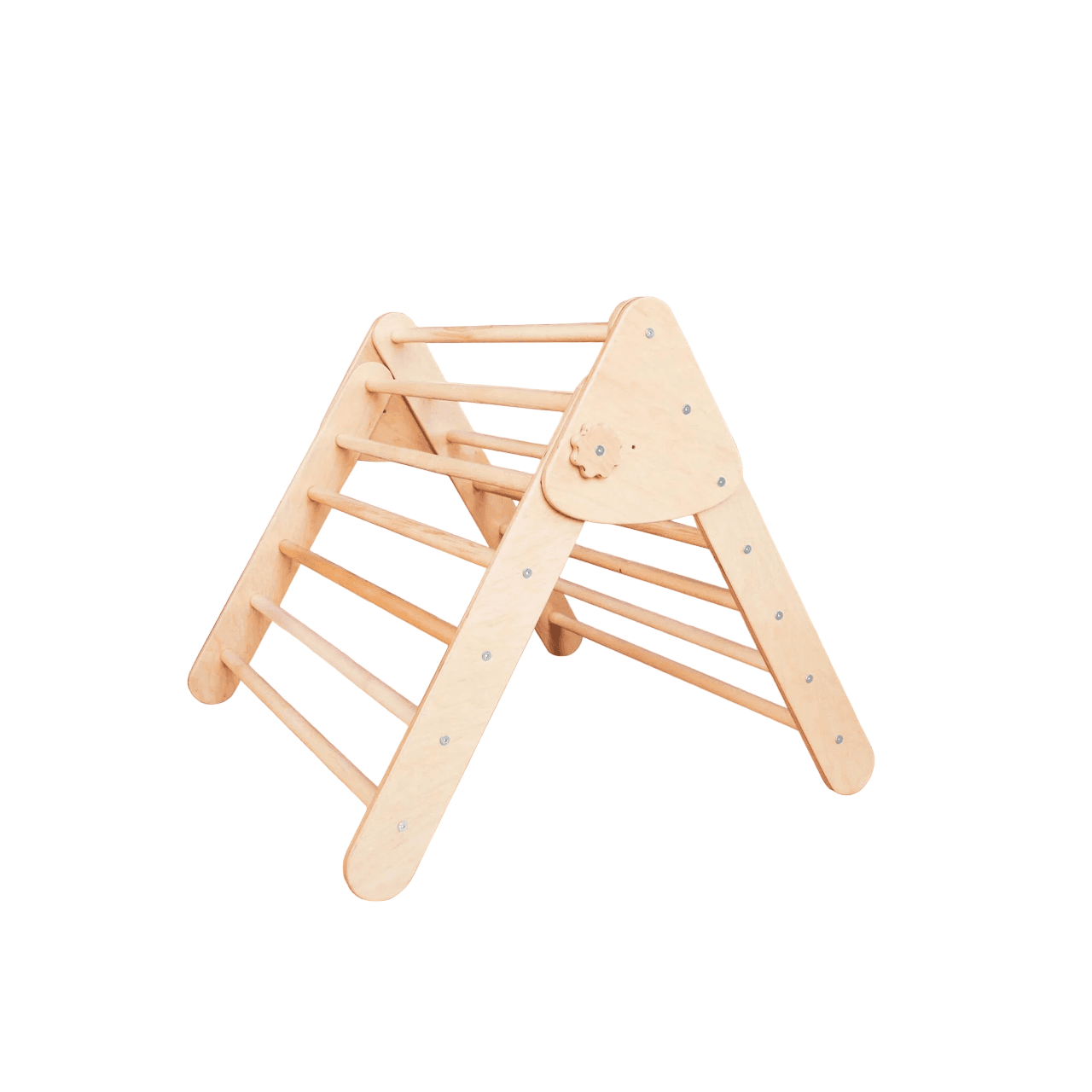 Montessori BlueWood Pikler Triangle Set With Arch and Ramp