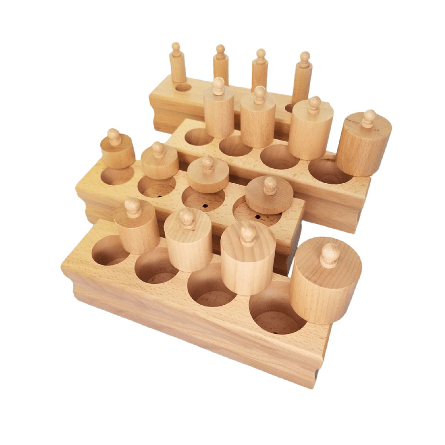 Montessori Thinkamajigs Small Cylinder Blocks