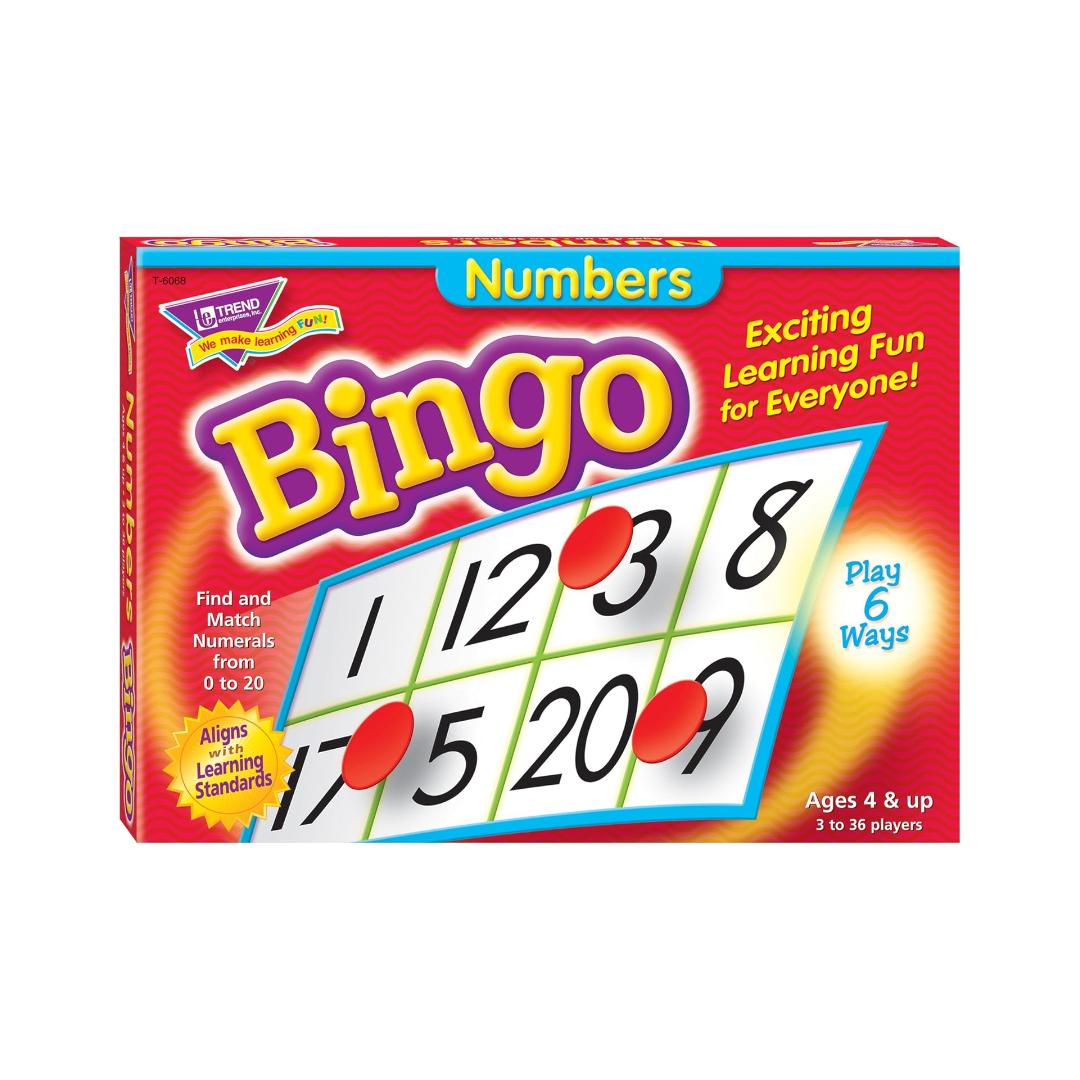 Montessori TREND enterprises Numbers Bingo Game