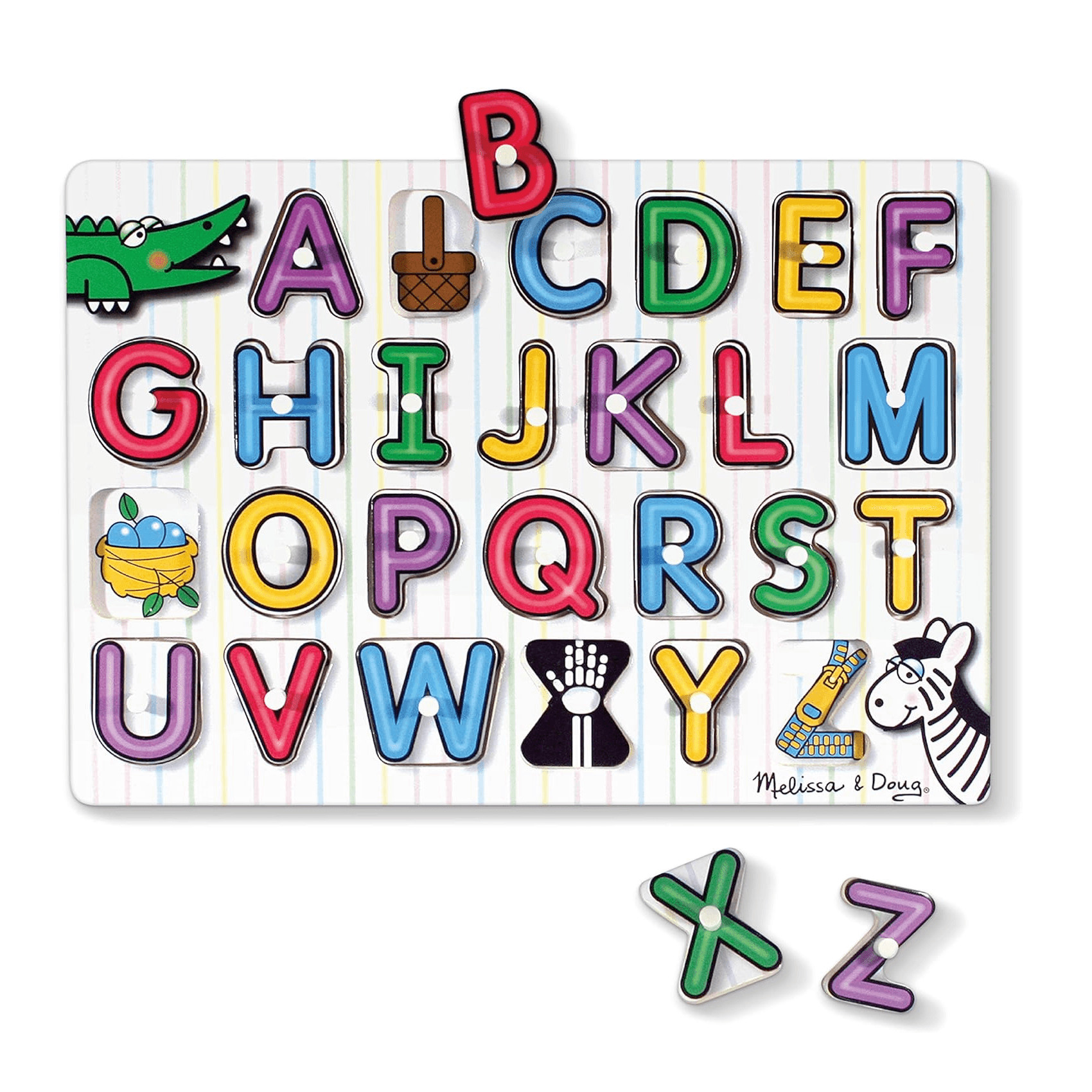 Montessori Melissa & Doug Alphabet Puzzle See-Inside