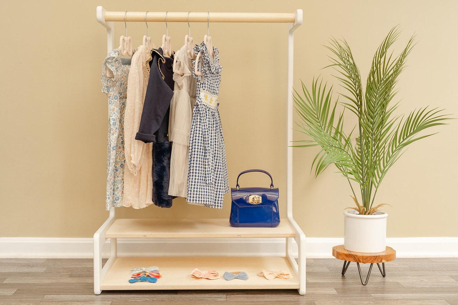 Montessori Blueberry and Third Clothing Rack