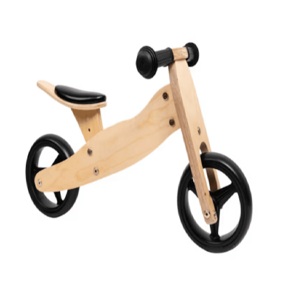 Montessori Bike &amp; Me Personalized Wooden 2-in-1 Balance Bike