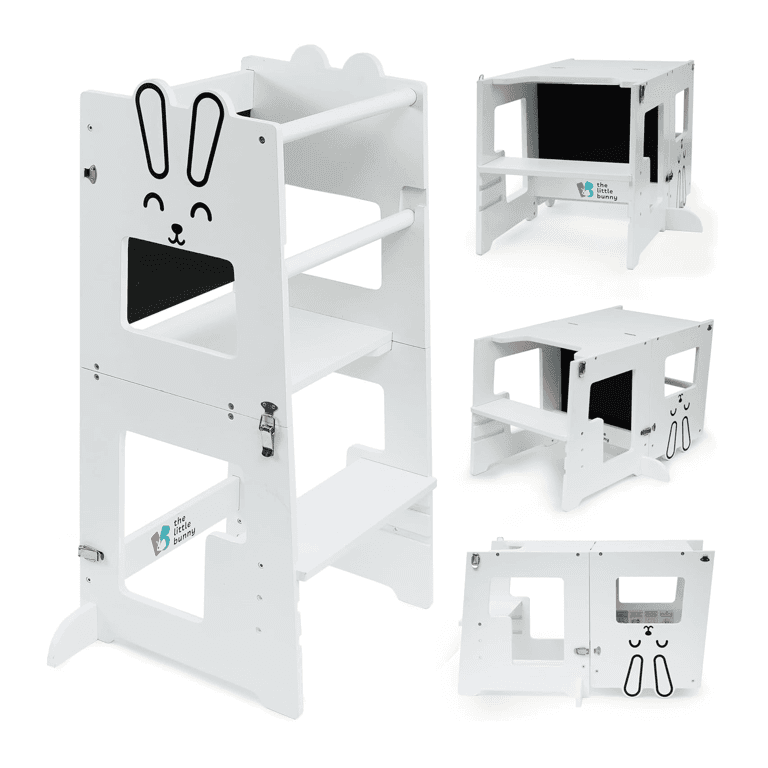 Montessori The Little Bunny 3-in-1 Convertible Toddler Tower