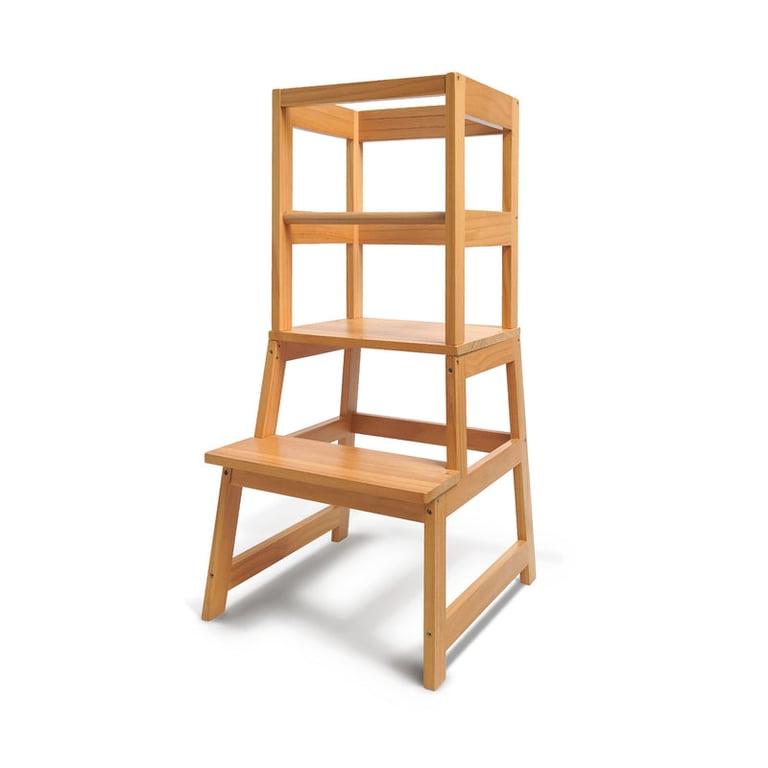 Montessori REU Wood City Kitchen Step