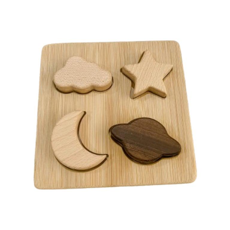 Montessori Bebe Robe Wooden Puzzle