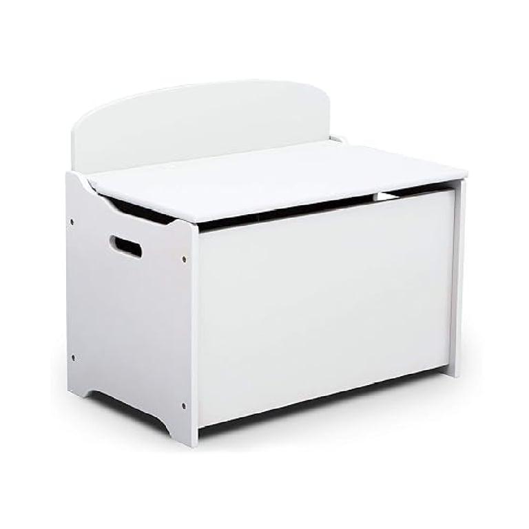 Montessori Delta Children Storage Bench MySize Deluxe Bianca White