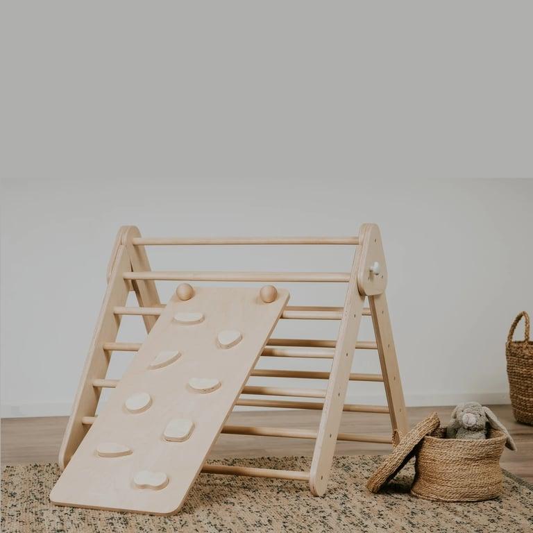 Montessori TreeSounds Montessori Climbing Triangle With Ramp