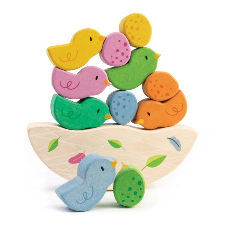 Montessori Tender Leaf Toys Rocking Baby Birds Balance Toy