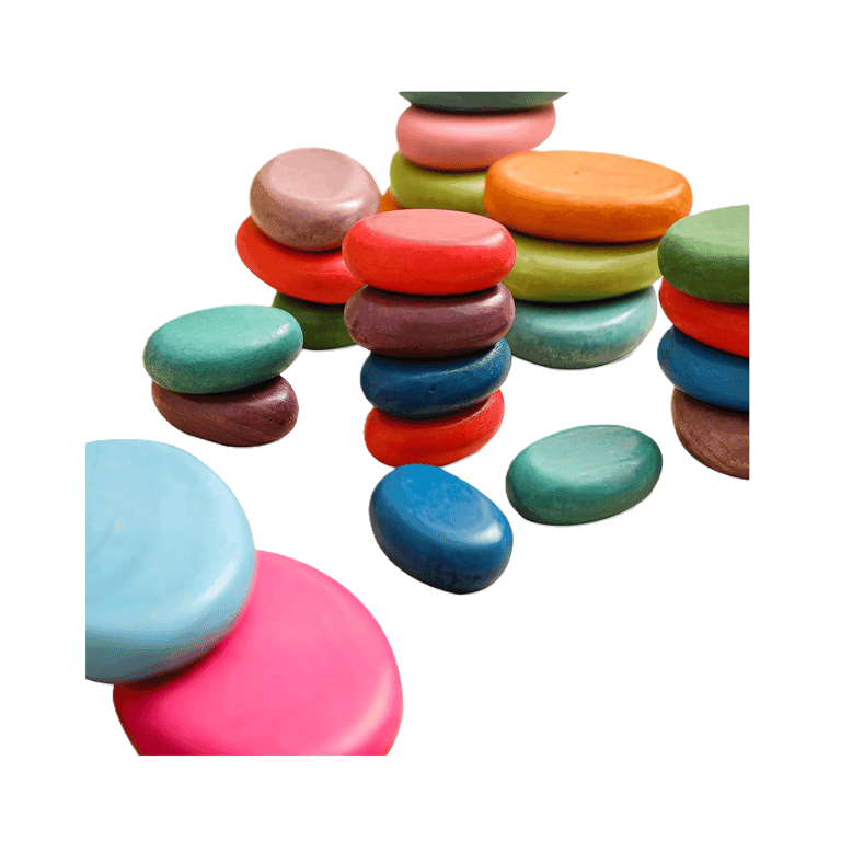 Montessori OESSUF Balance Stacking Rocks 16 Pieces