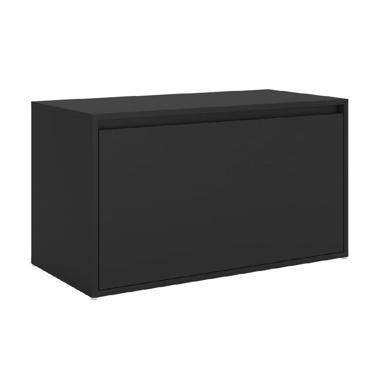 Montessori vidaXL Storage Bench Black