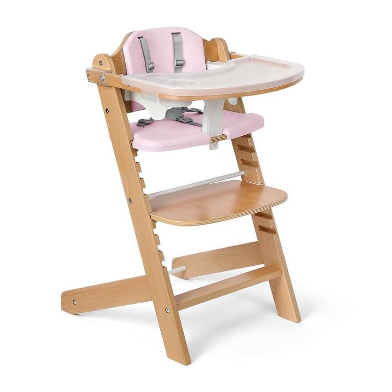 Montessori Cowiewie Wooden High Chair Pink