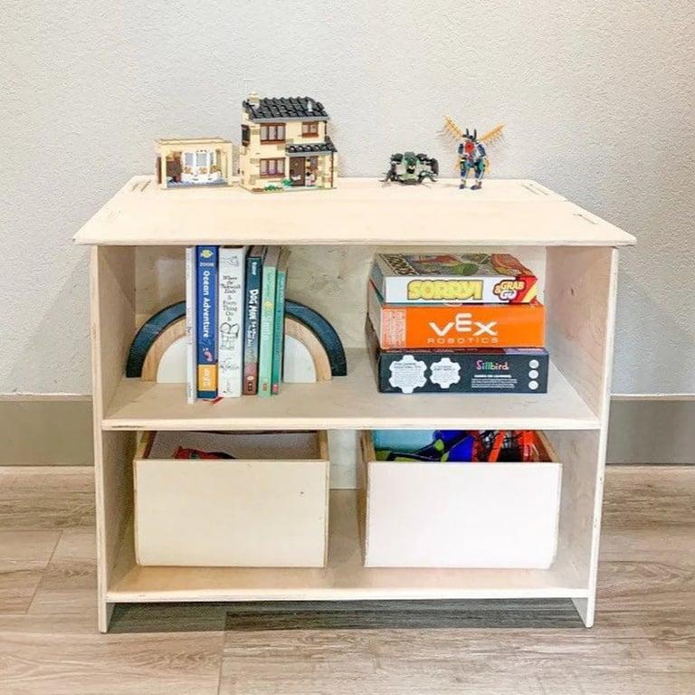 Montessori Bush Acres Toy Shelf Beau