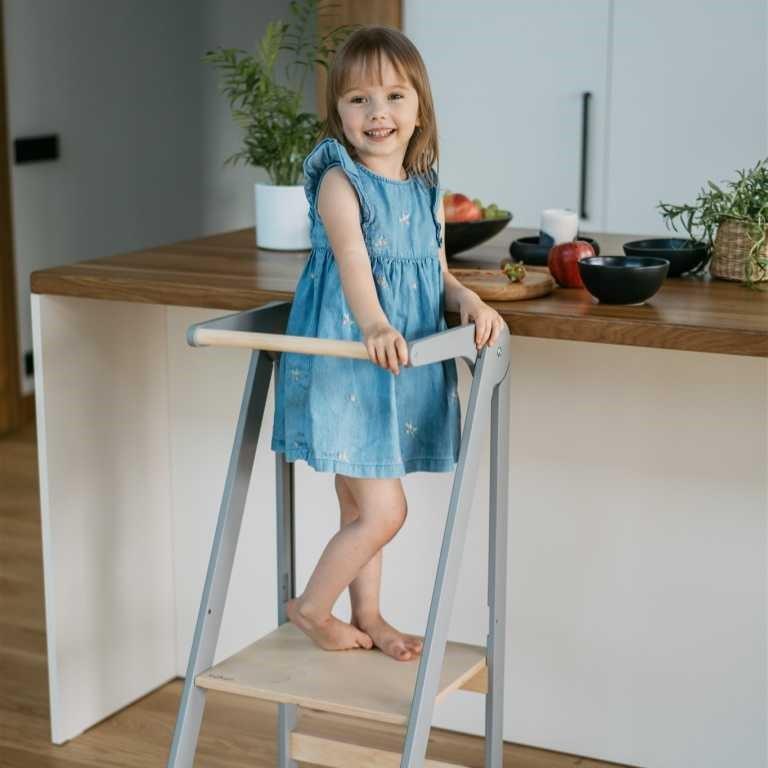 Montessori leg&go Ultra Slim Learning Tower Gray