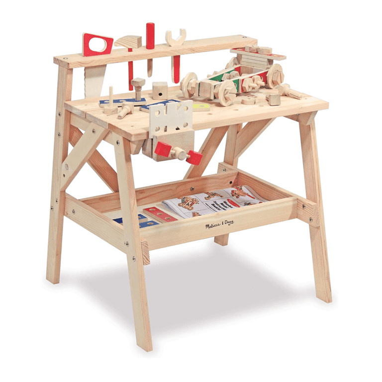 Montessori Melissa & Doug Project Workbench Play Building Set