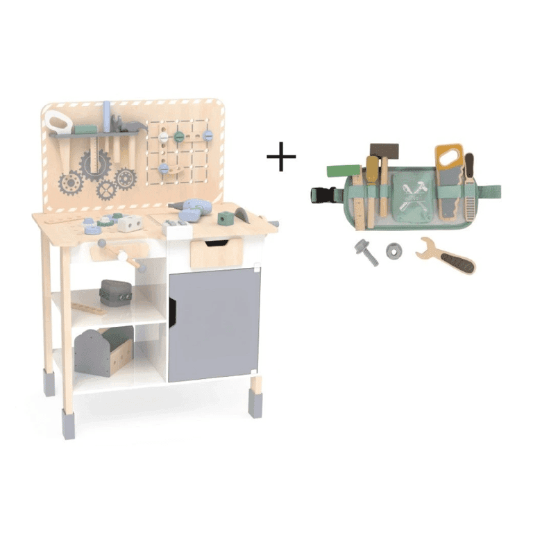 Montessori Elis Design Workbench With Accessories