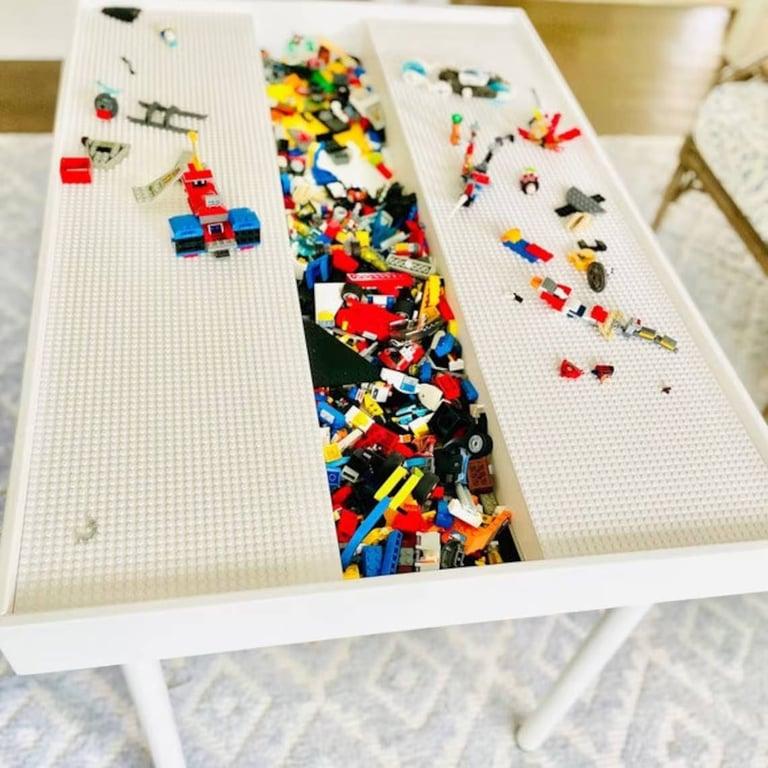 Montessori TheQueenOfGamesRSG Activity Table Standard White 29 inches Tall No Top